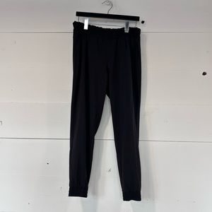 Athleta Joggers Gathered Waist and Ankle Bands Pockets 8